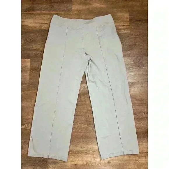 Athleta Eastbound Wide Pants Women's 16 Light Blue Pull On Stretch Athleisure - Picture 6 of 10